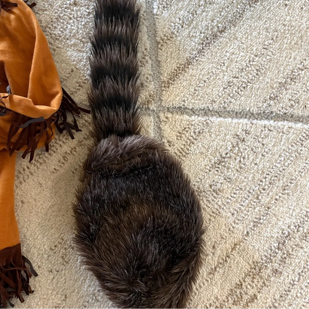 Boys Davy Crockett Costume Frontiersman Size Small - Picture 5 of 9